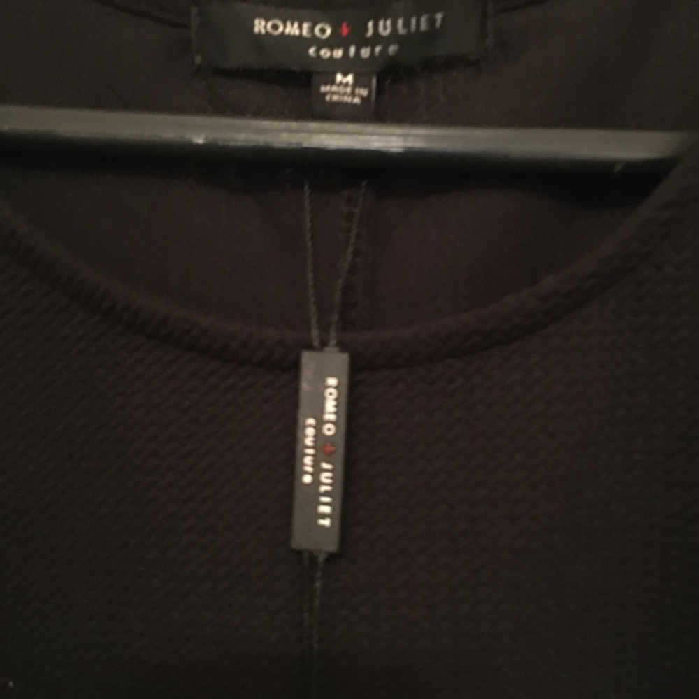 Ladies NWT Romeo & Juliet little black dress, M!! - Picture 5 of 5